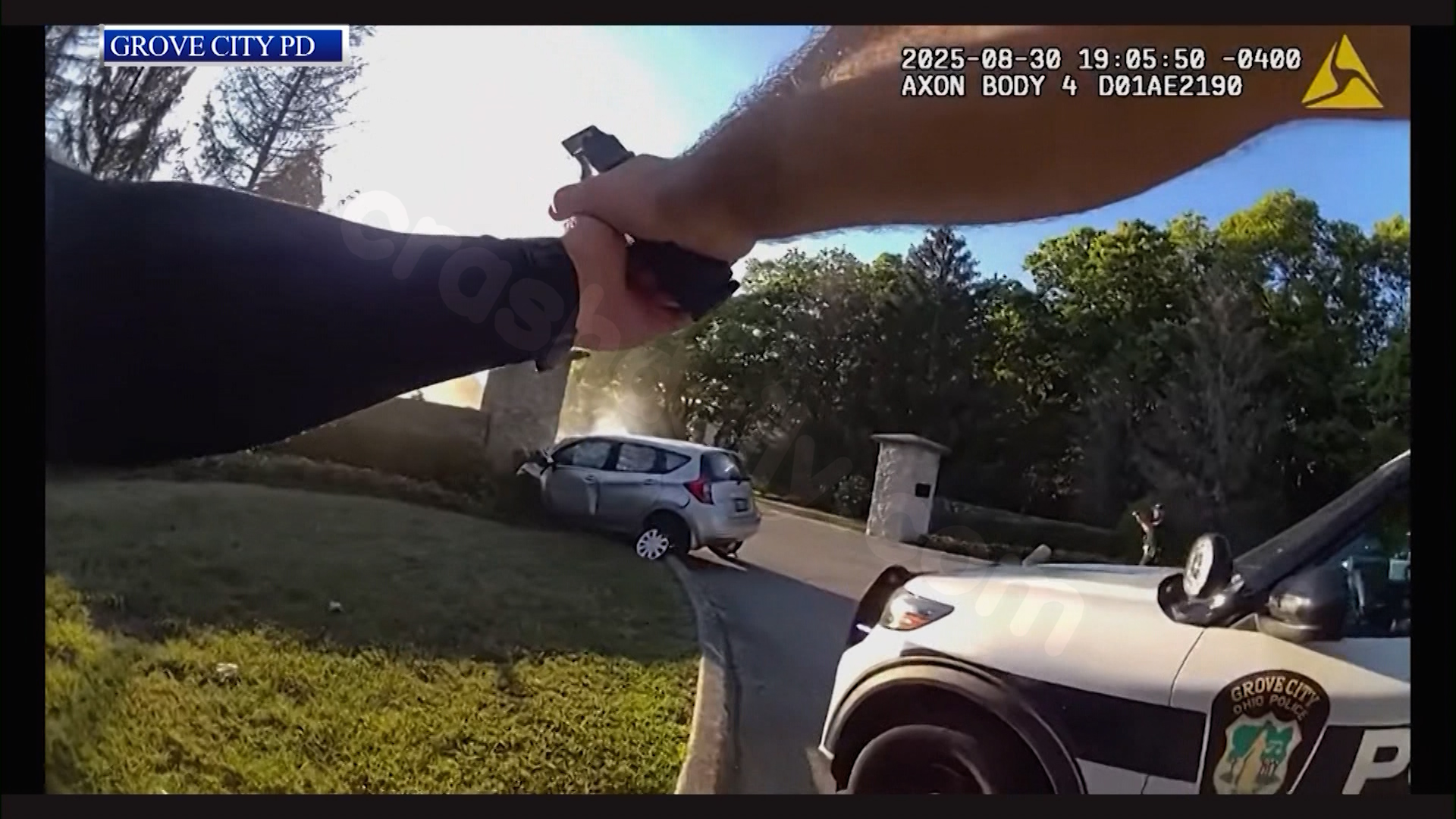 Fatal crash during Grove City police chase caught on video