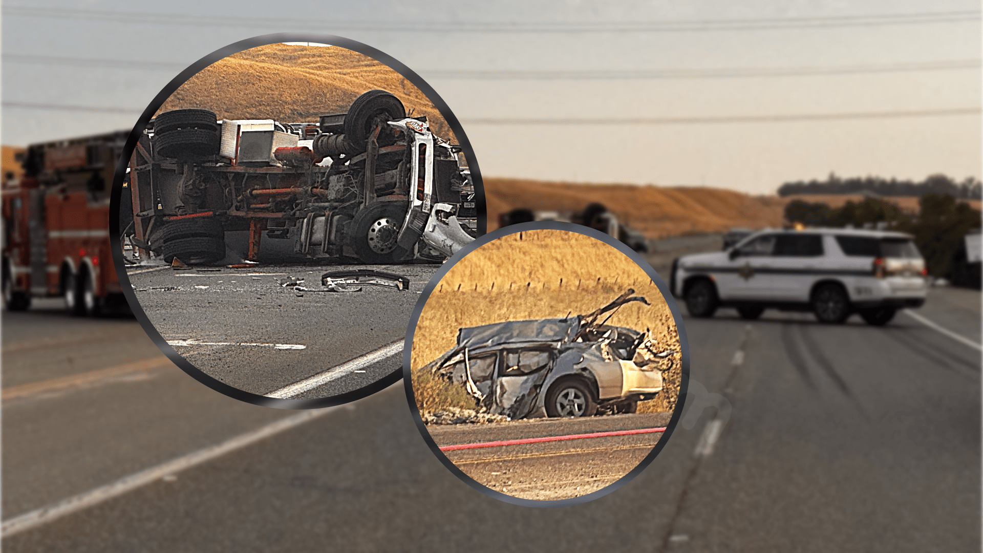 Fresno County road closed due to propane truck rollover incident