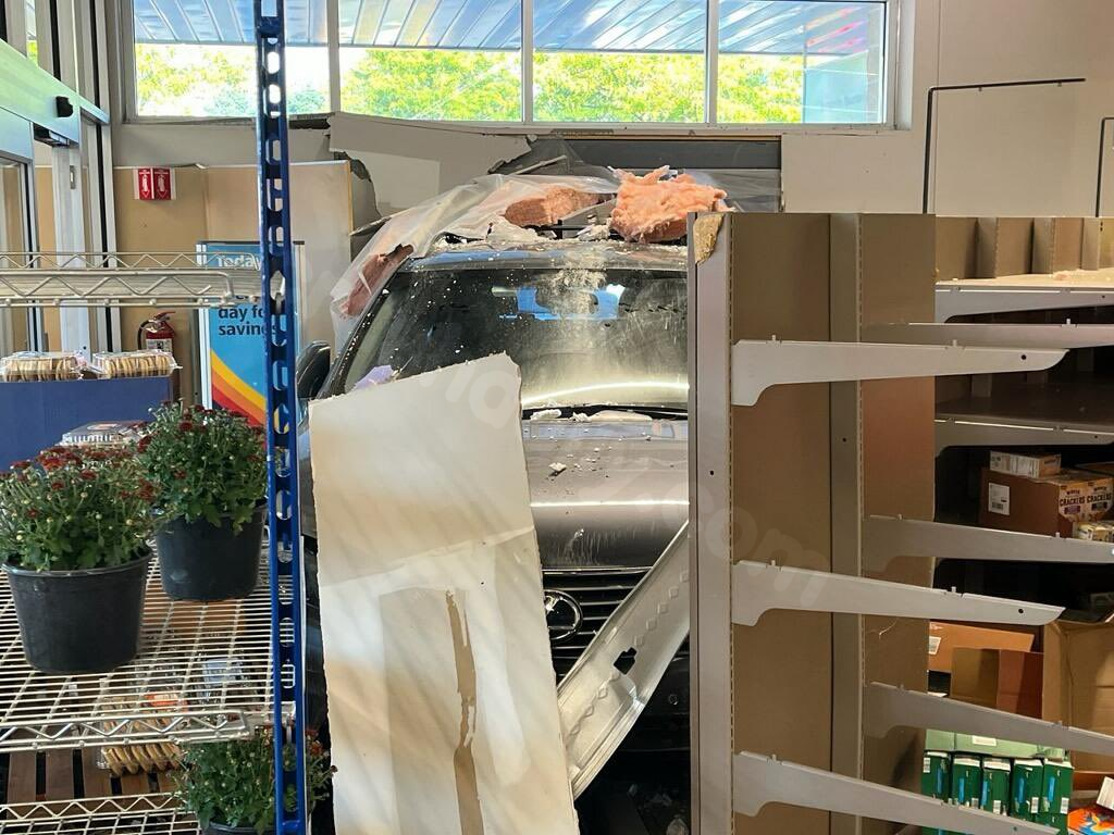 Photos: Vehicle collides with supermarket in Germantown