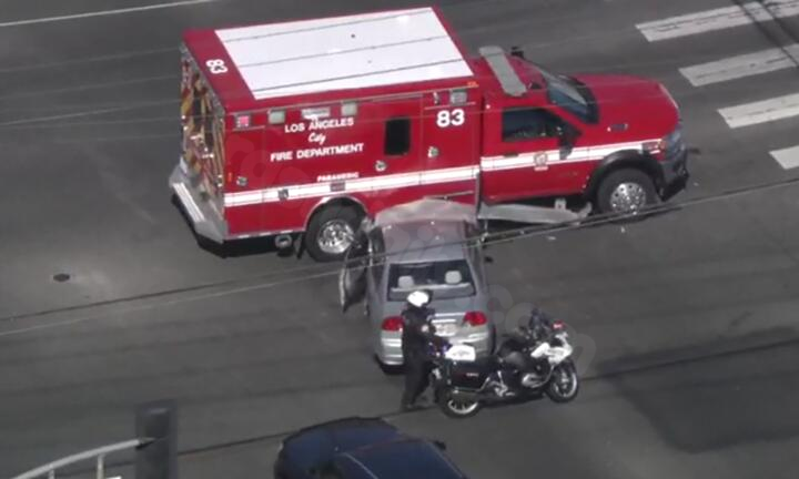 Accident investigator involved in crash following ambulance collision in L.A.
