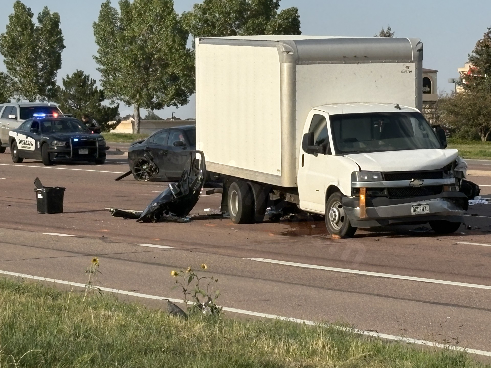 Traffic congestion shuts down southbound Powers Boulevard