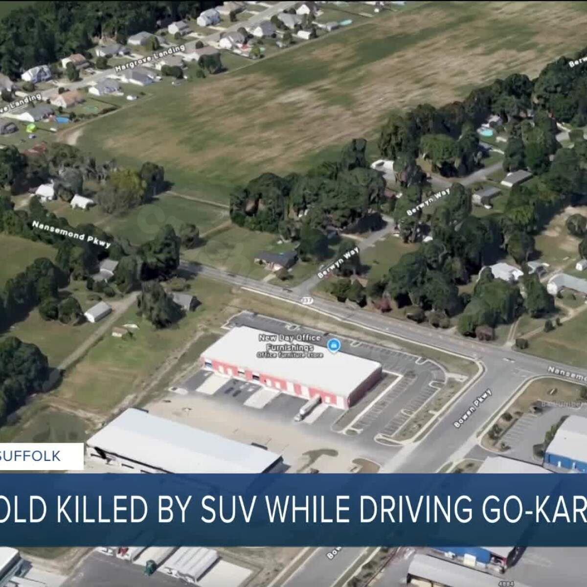 Fatal go-kart accident on Nansemond Parkway in Suffolk
