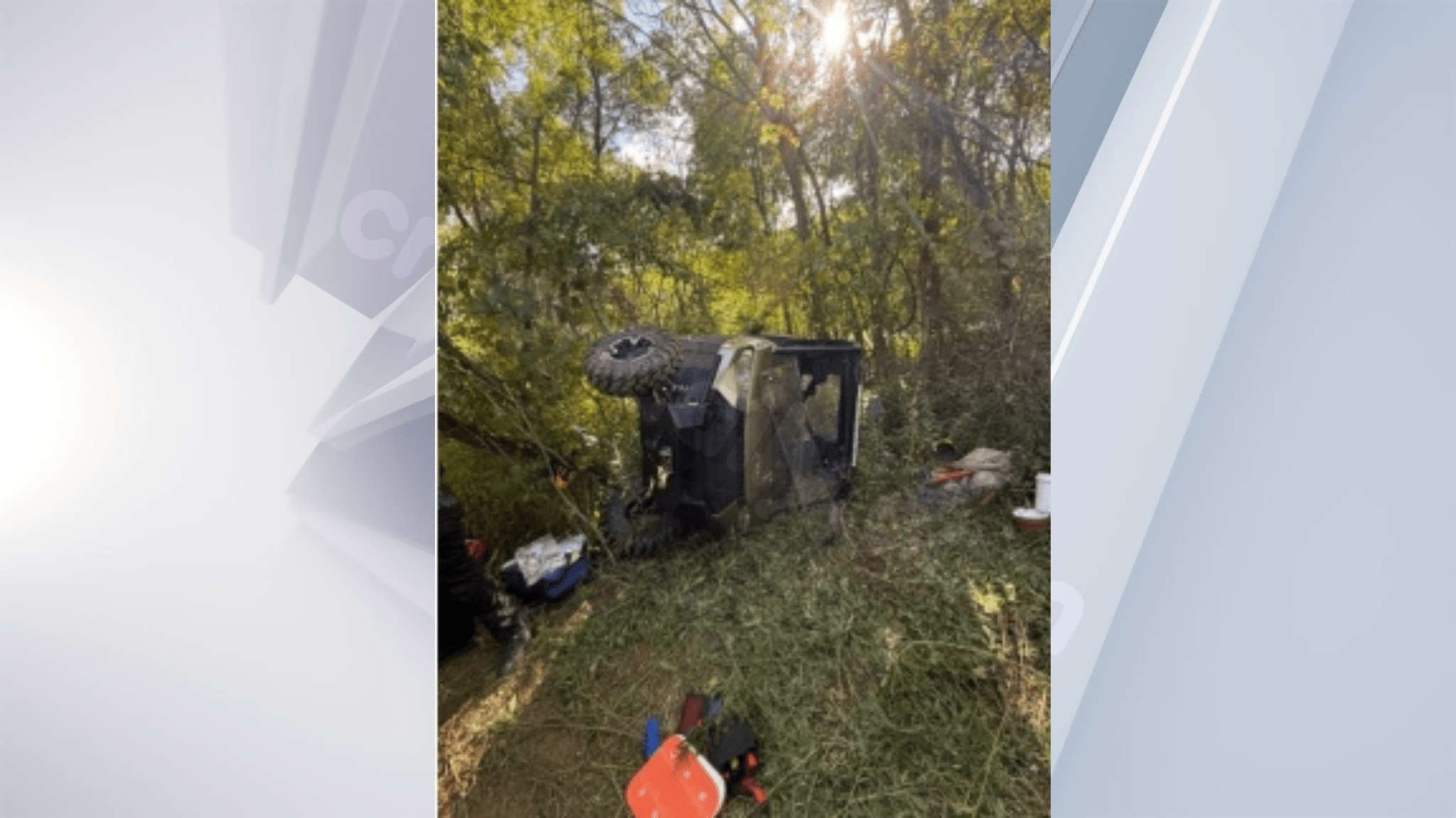 Three people hurt in off-road vehicle crash in Berne
