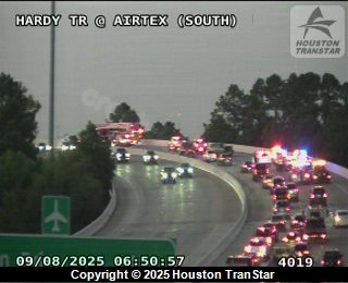 Traffic on Hardy Toll Road returns to normal after major accident at Rankin Road.