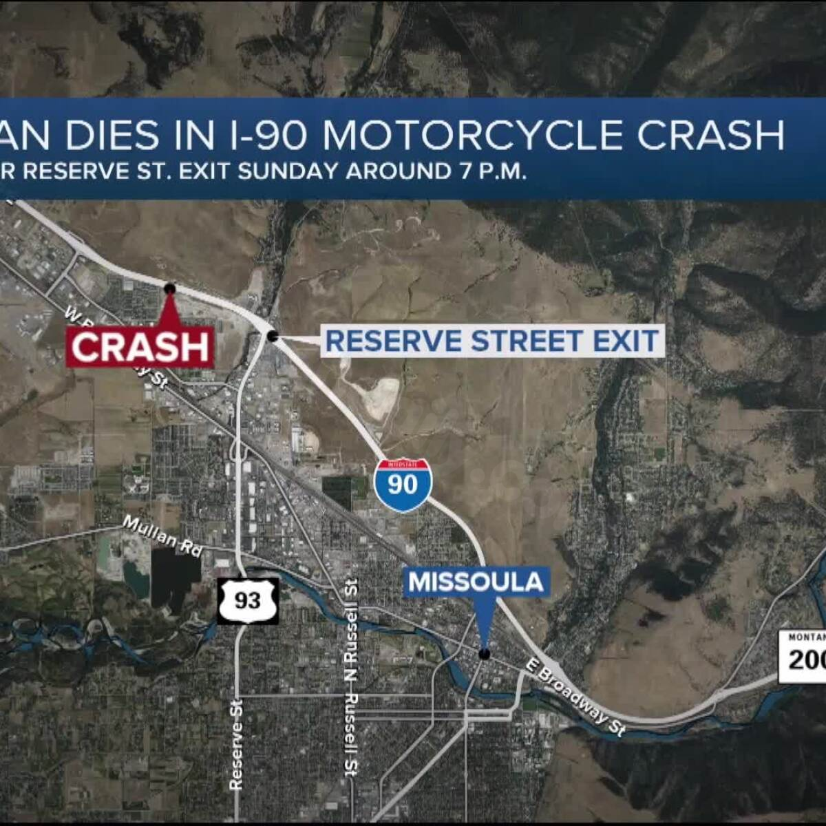Fatal motorcycle crash on I-90 claims life of Arlee resident.