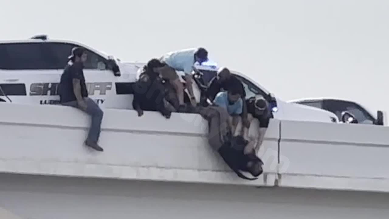 Lubbock civilians save officers trapped by patrol car in semi-truck crash.