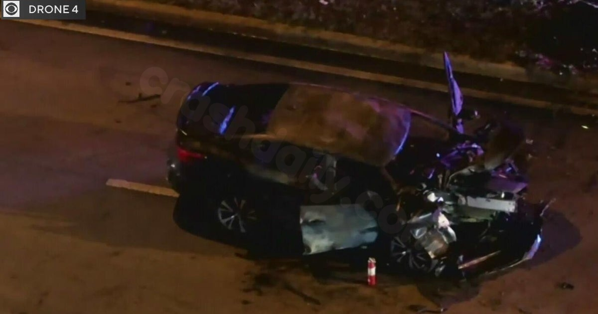 Driver severely injured in fiery collision with Miami-Dade deputy's patrol car, according to officials