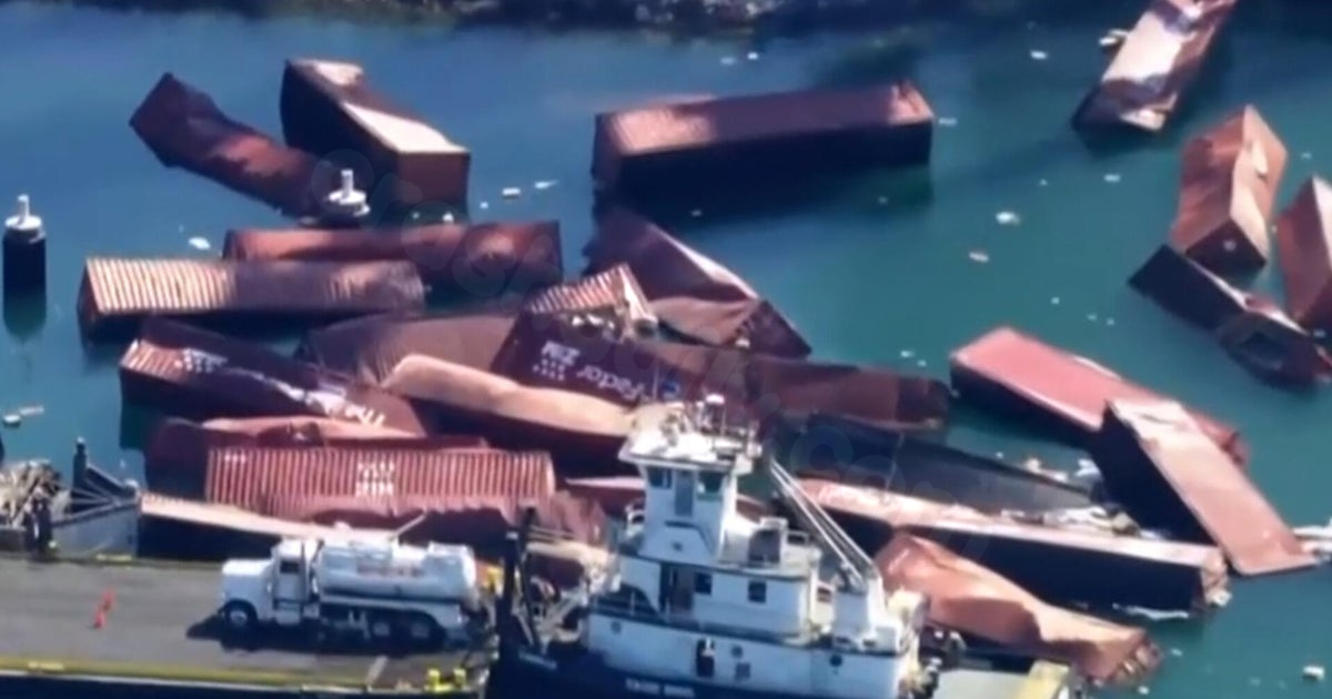 Continued probe of cargo container spill at Port of Long Beach