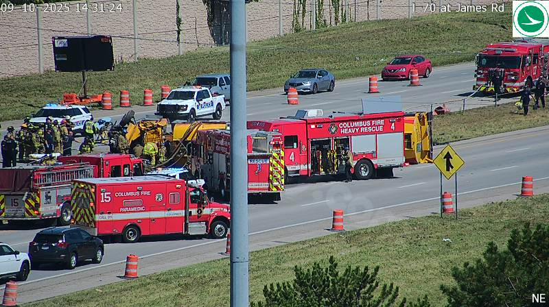 I-70 in southeast Columbus closed due to accident
