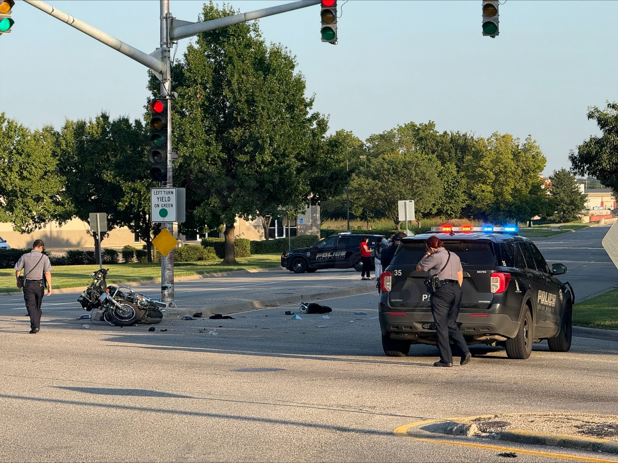 Two injured in motorcycle accident in southeast Wichita