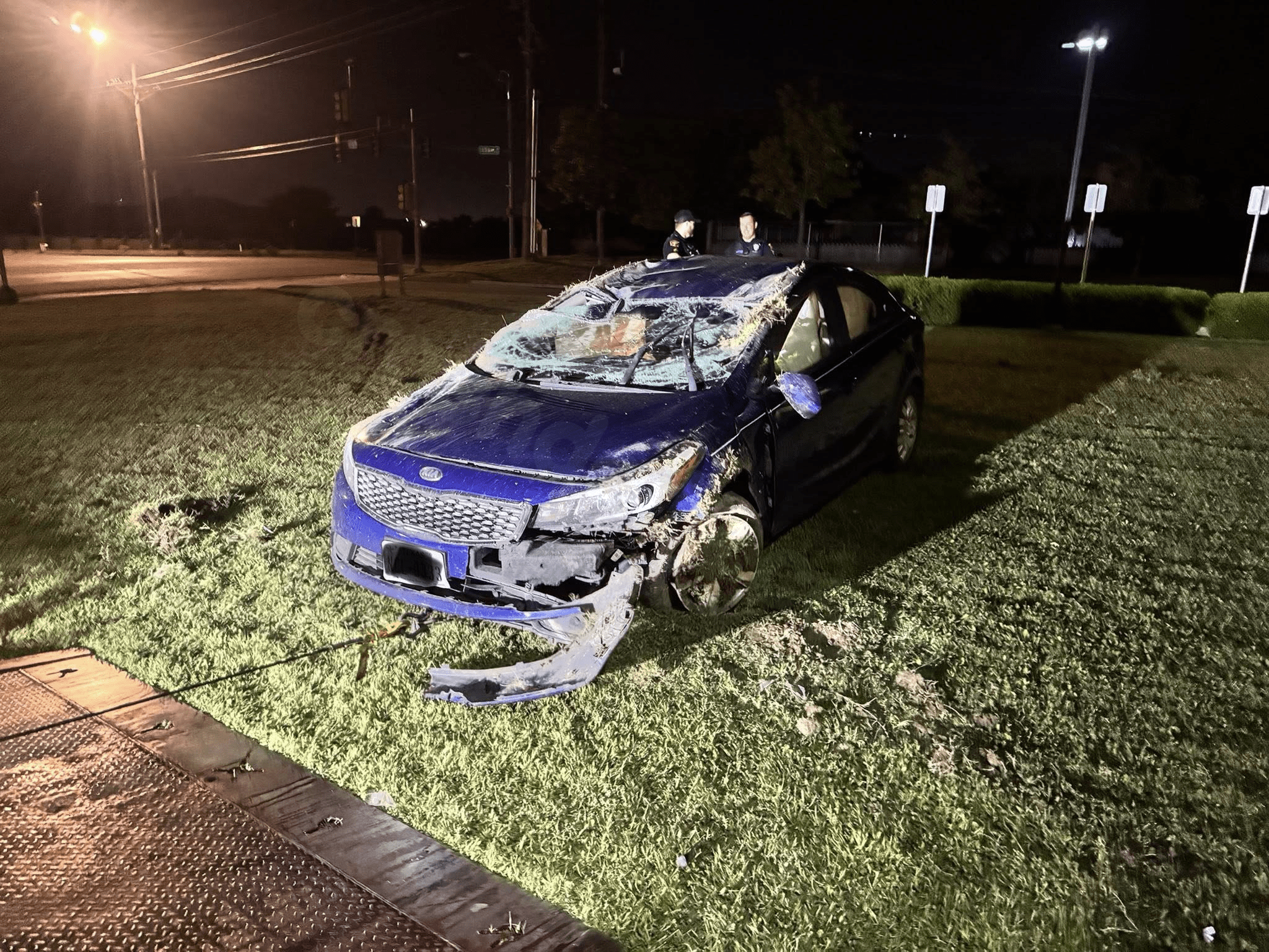 AFD: Vehicle crashes outside Amarillo Fire Station, no injuries detected