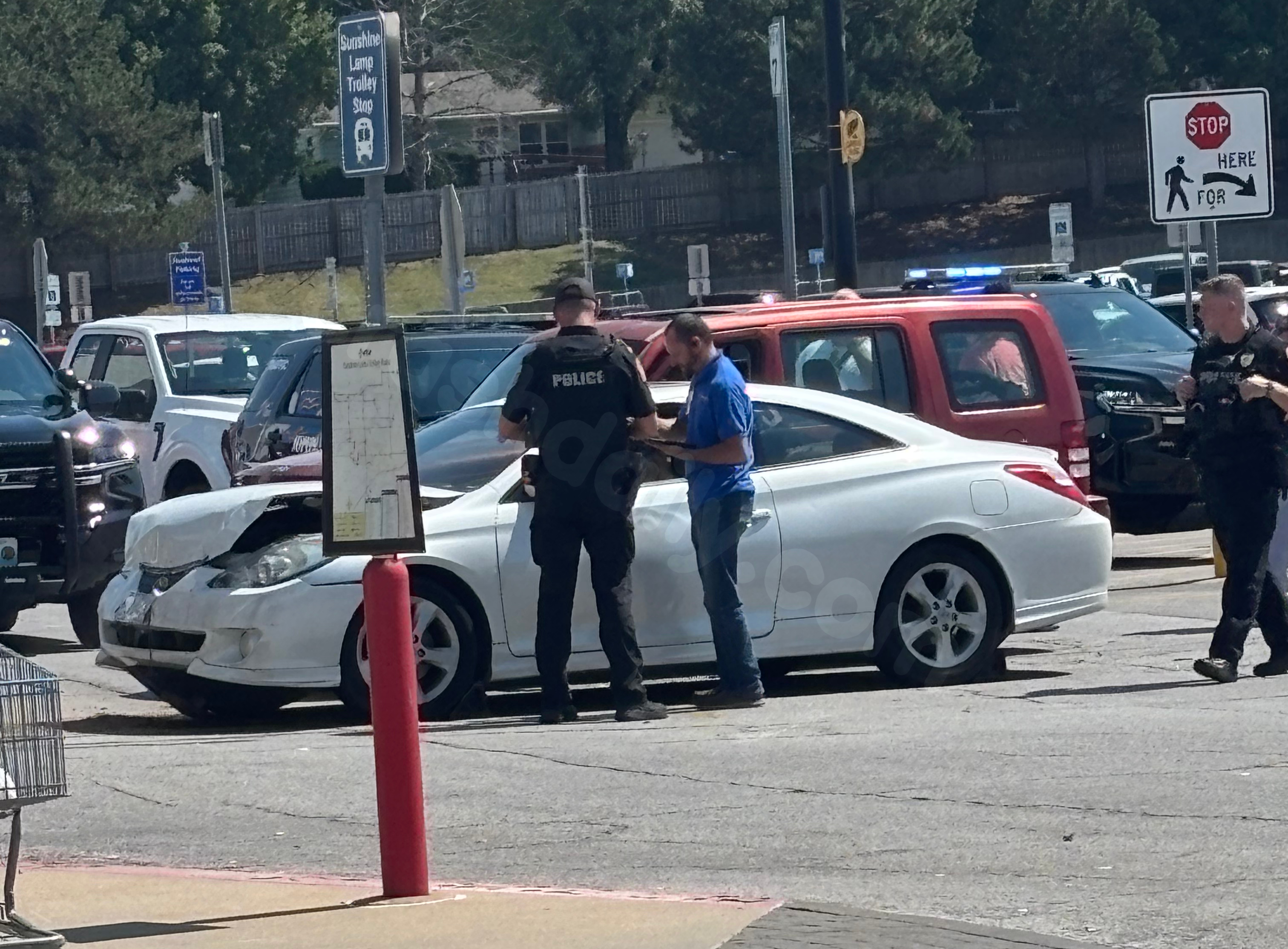 Vehicle collides with Joplin Walmart on 7th Street