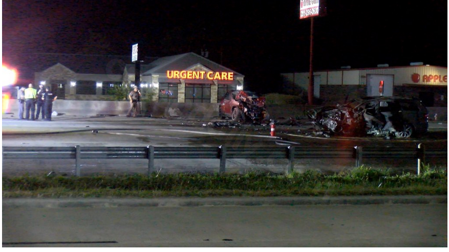 Fatal head-on collision on I-45 in Houston