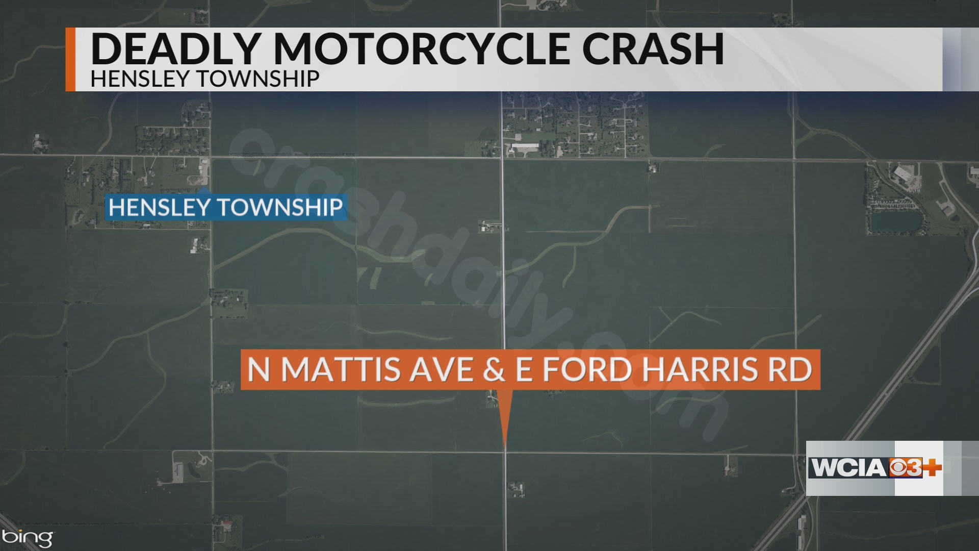 Motorcyclist fatally injured in Champaign County collision.