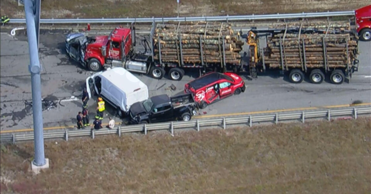 7 injured in Massachusetts crash with logging truck
