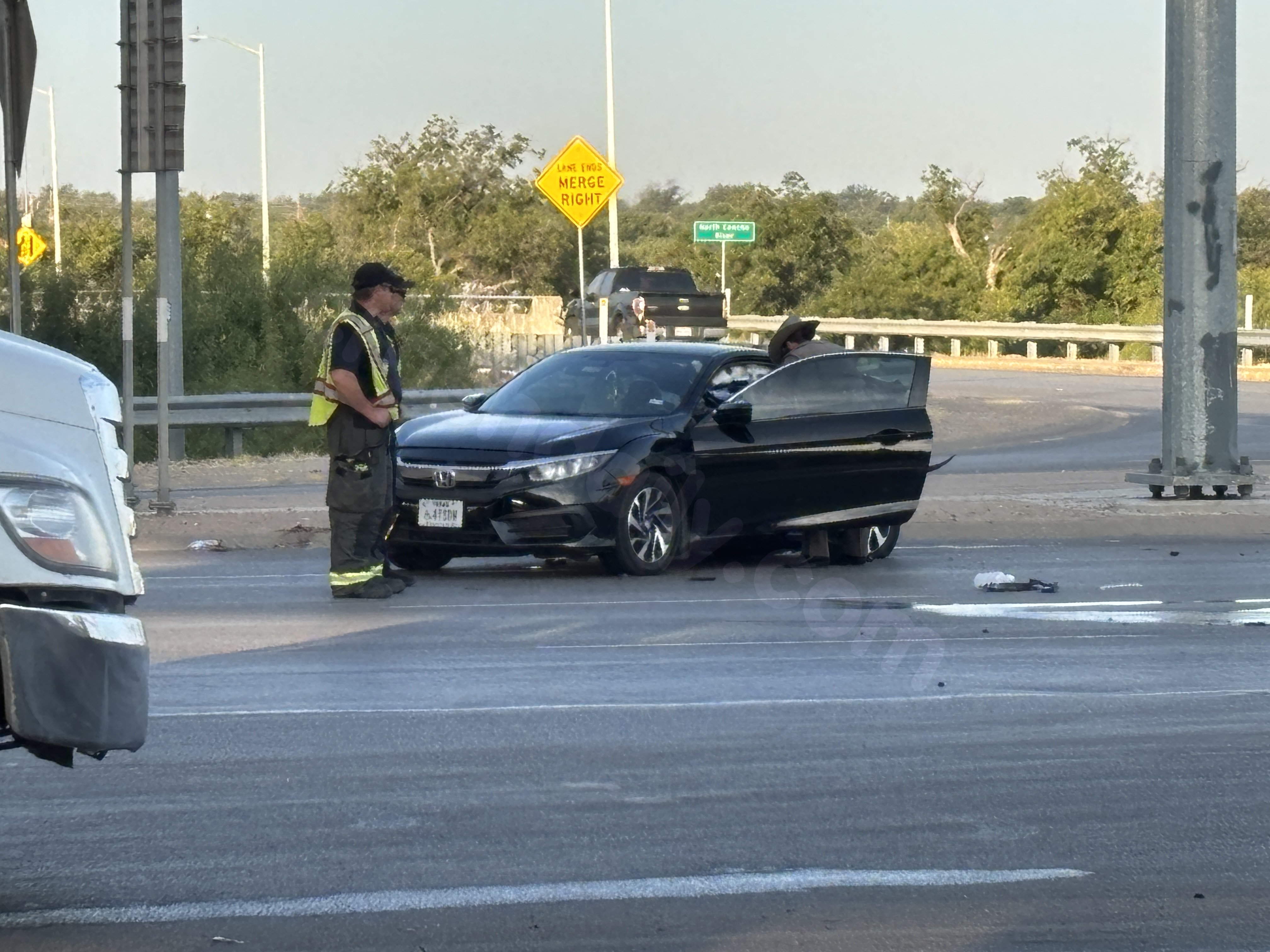 Mc McDonald's near the scene of a high-speed chase