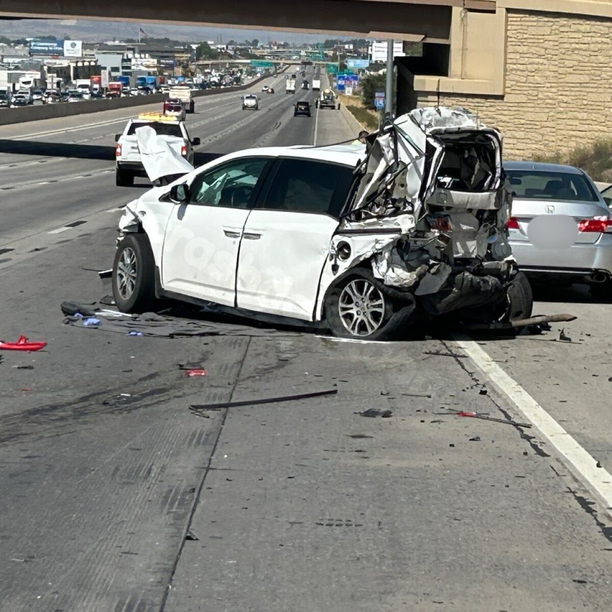 Two adolescent girls discovered in refrigerated truck in I-15 crash on Wednesday