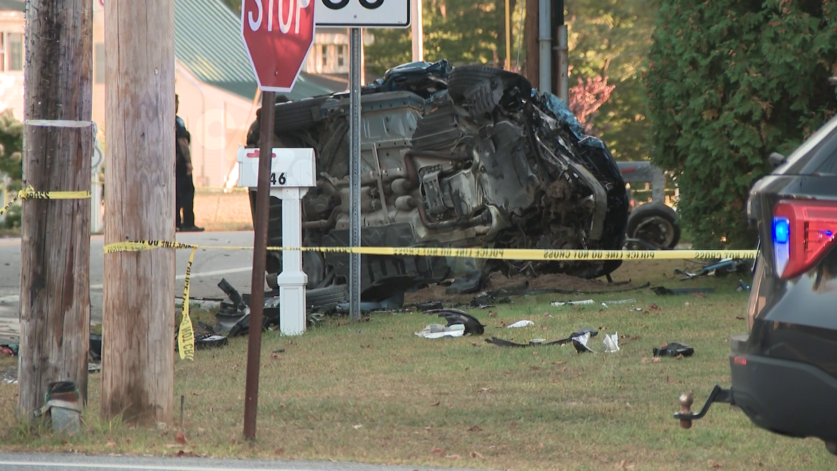 Child and adult taken to hospital following four-vehicle collision in Plaistow, officials report