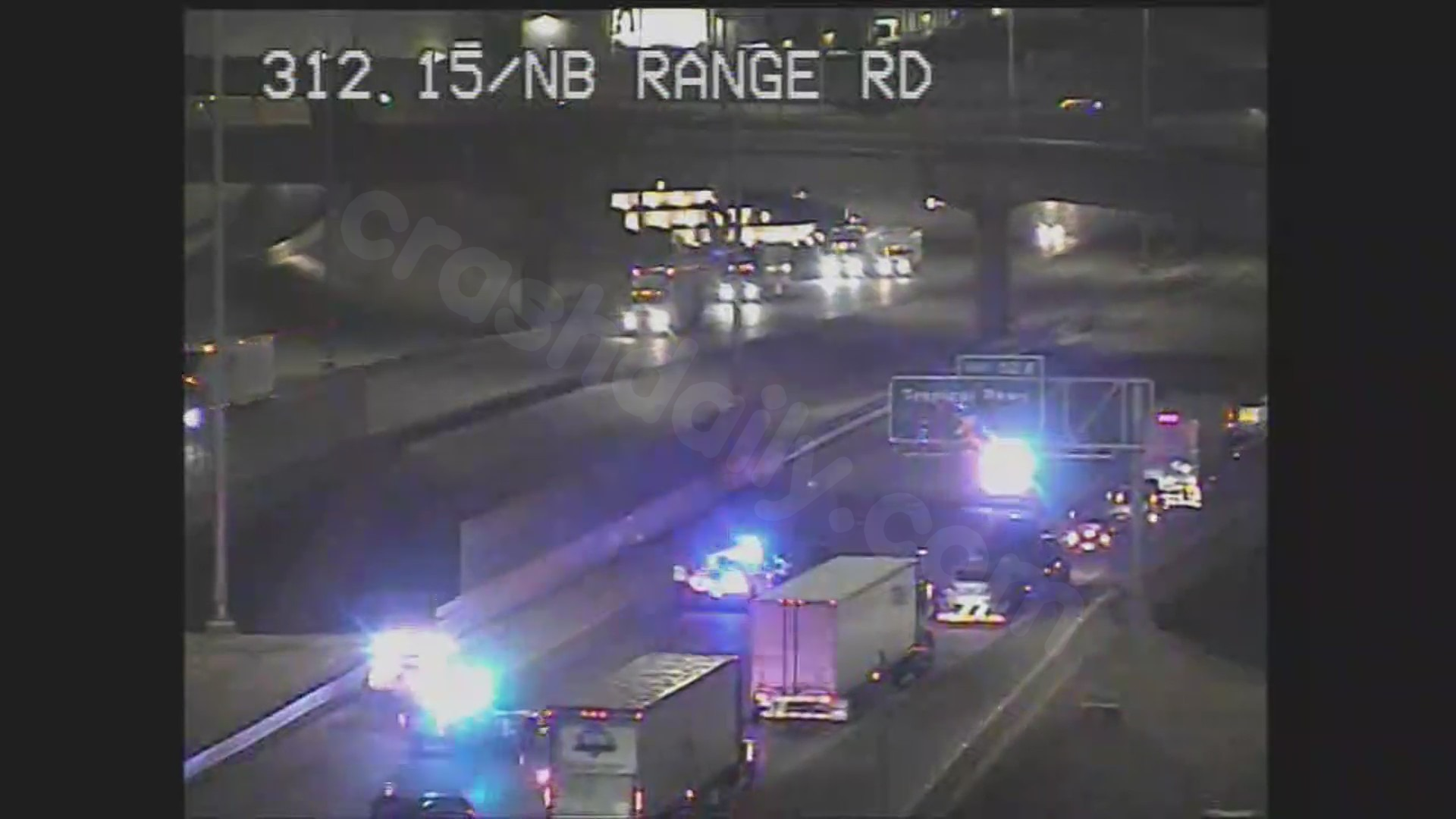 Fatal rollover crash with semi-truck in northern Las Vegas valley