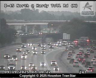 I-45 North Crash Causes Lane Closures