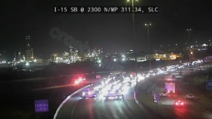 I-15 Southbound Closed After Fatal Crash in Salt Lake City