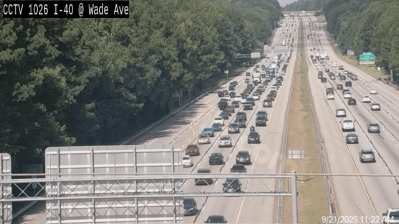 Fatality in fiery car crash on Raleigh's I-40: Wade Avenue exit ramp shut down