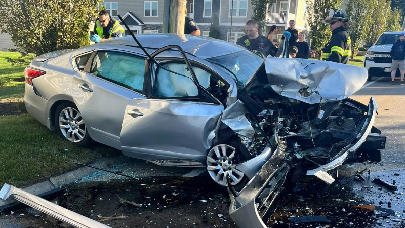 Plainville crash sends 3 to hospital