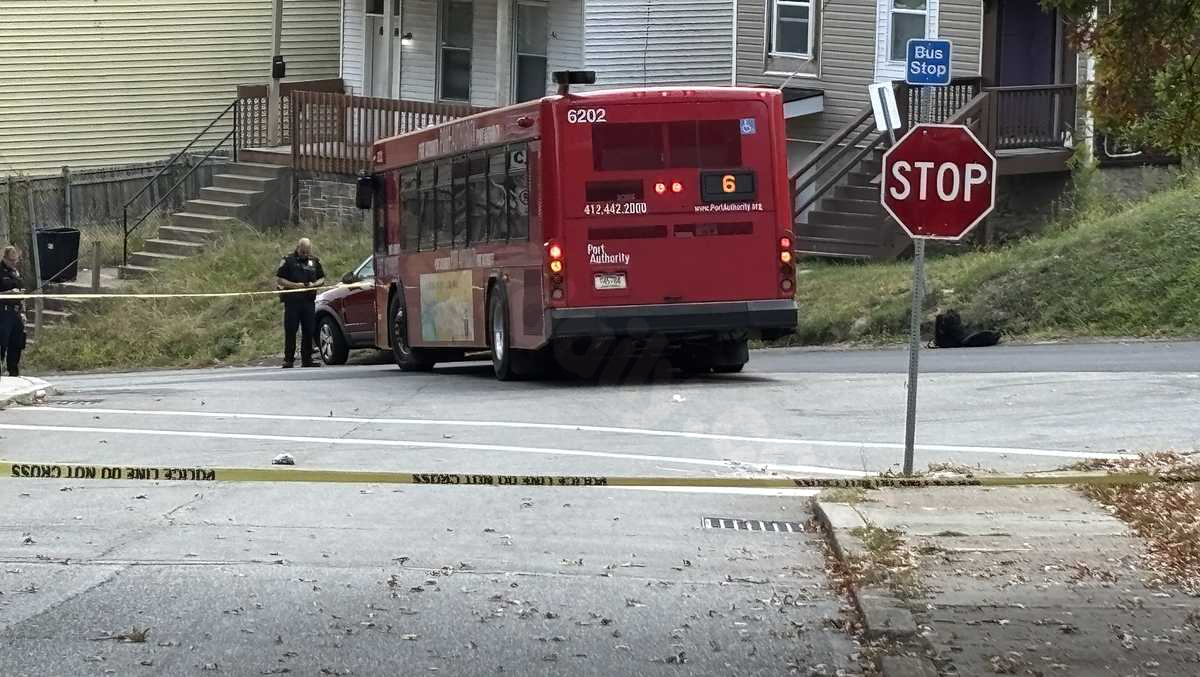 Fatal crash between woman and PRT bus in Pittsburgh