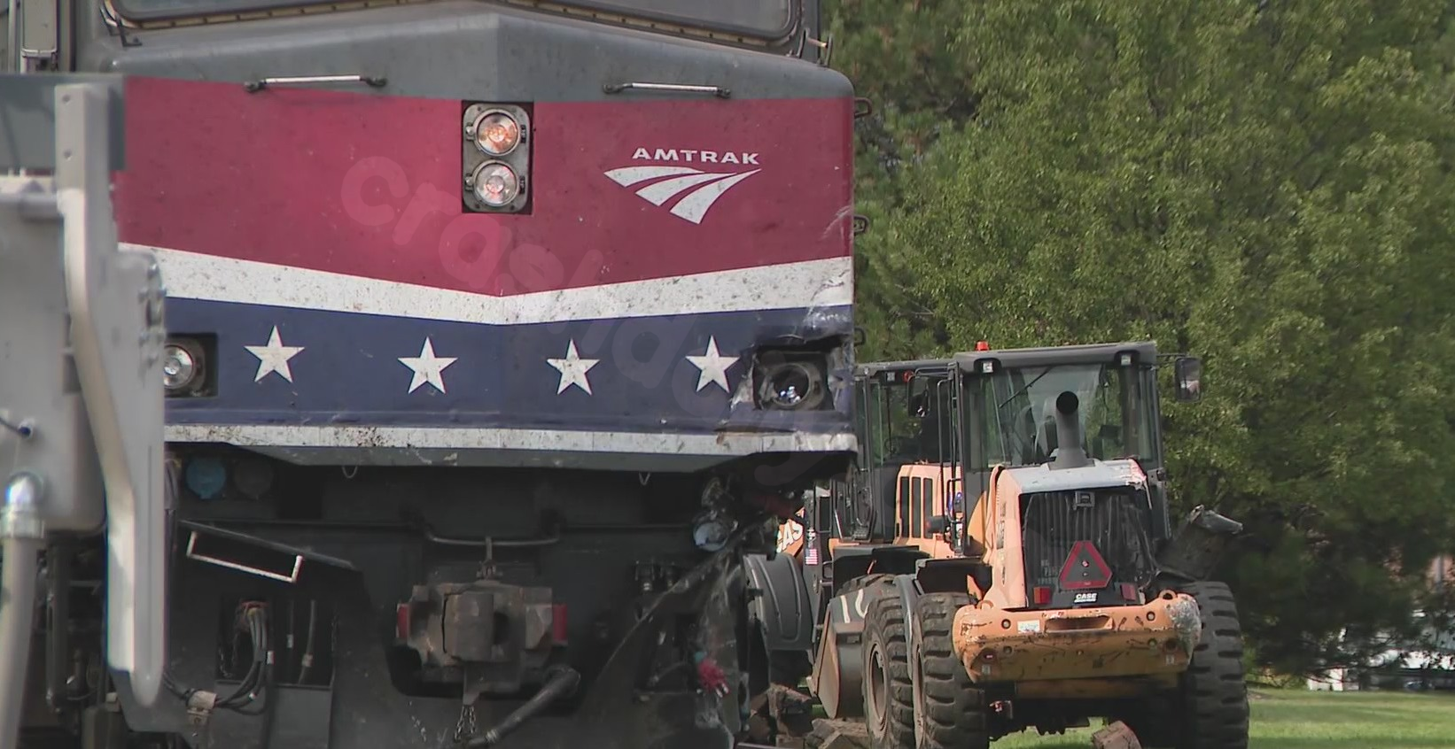Train service back on track in Lake Forest post collision with construction equipment