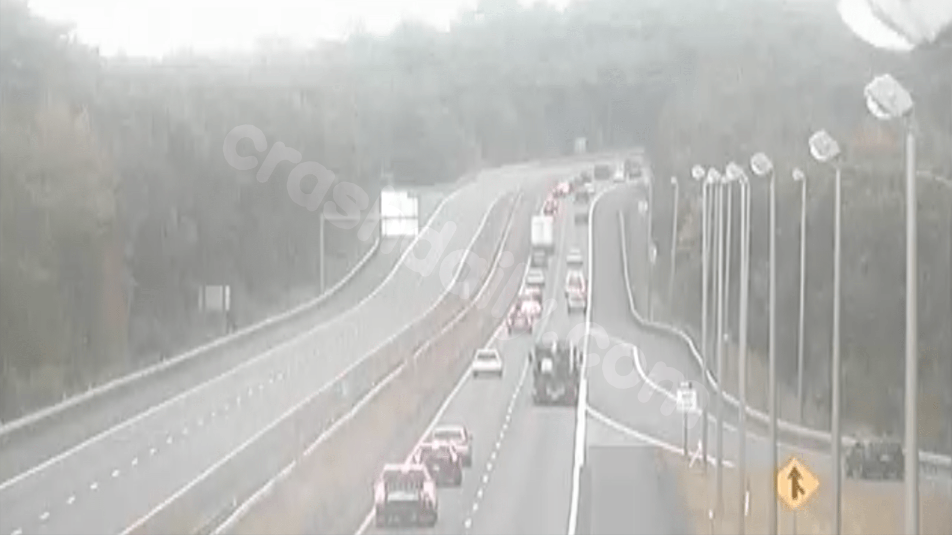 Closure on I-90 west in Palmer due to car accident