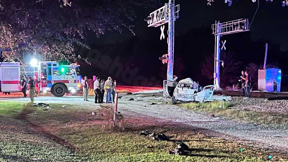 Fatal collision between Amtrak train and car from New Orleans
