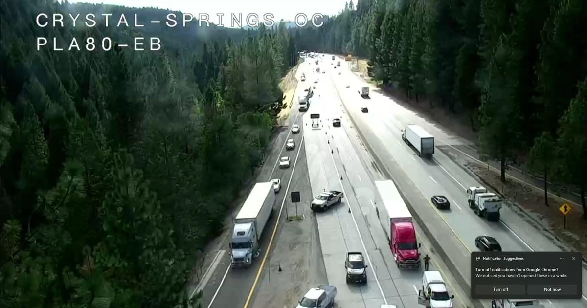 Interstate 80 traffic rerouted in Placer County due to fatal motorcycle accident