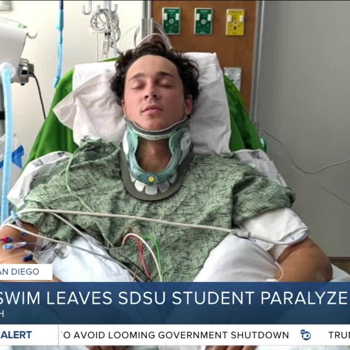 Paralyzed College Student in CA After Swimming Tragedy