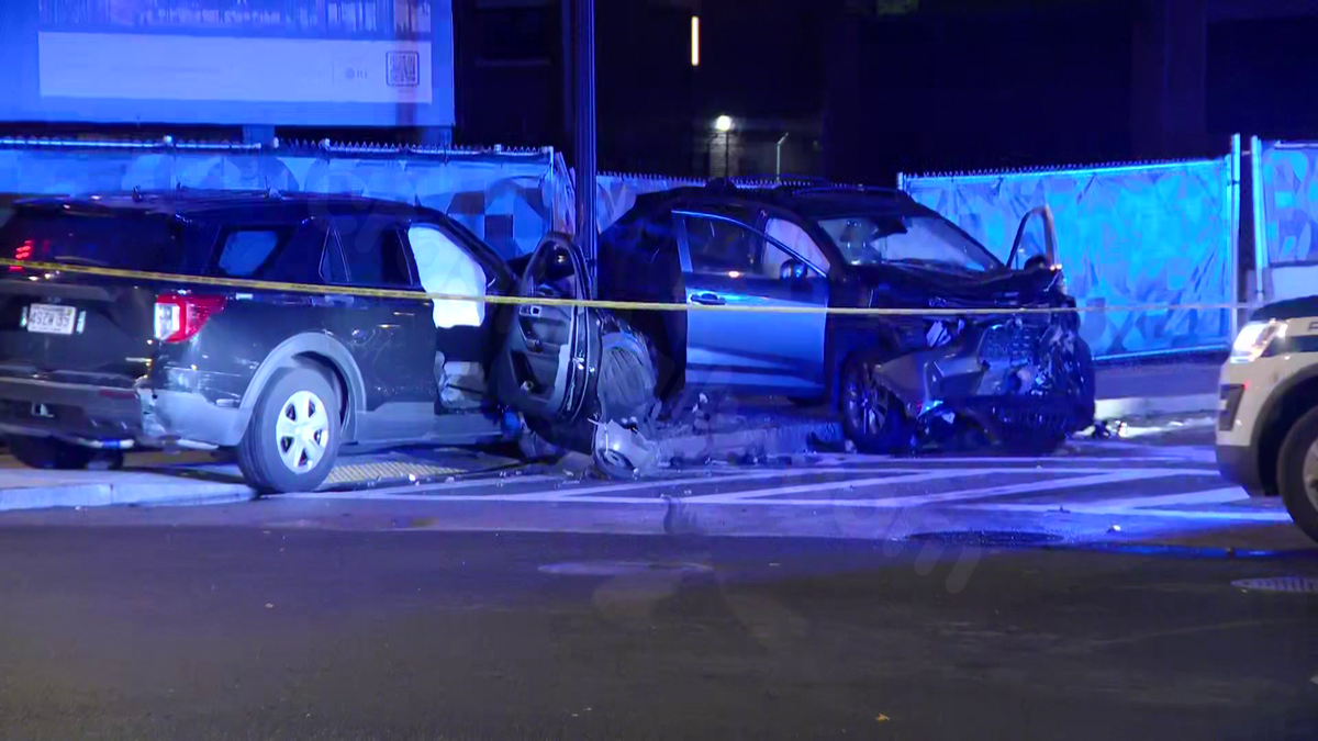 Police officers and 1 other injured in South End crash