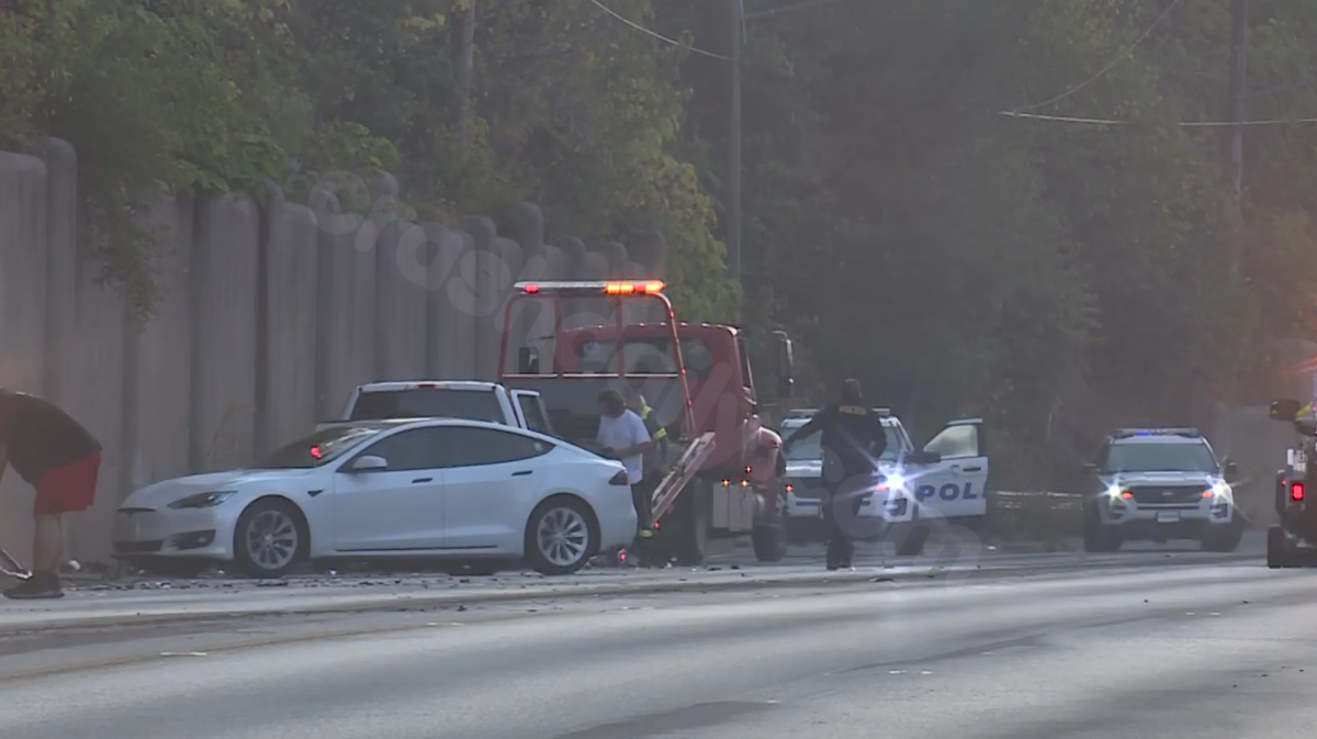 Traffic jam caused by multiple car collision in Columbia-Tusculum.