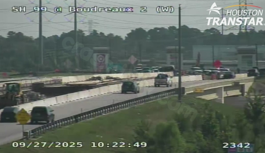 Closure on Westbound Grand Parkway in North Harris County due to fatal accident