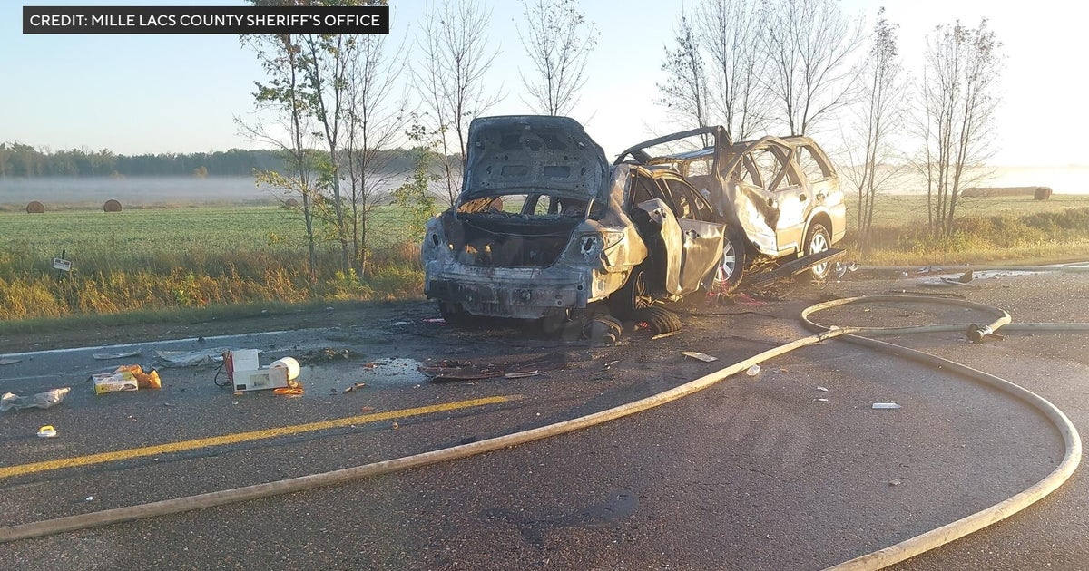 Rescuers save man and woman in Mille Lacs County accident