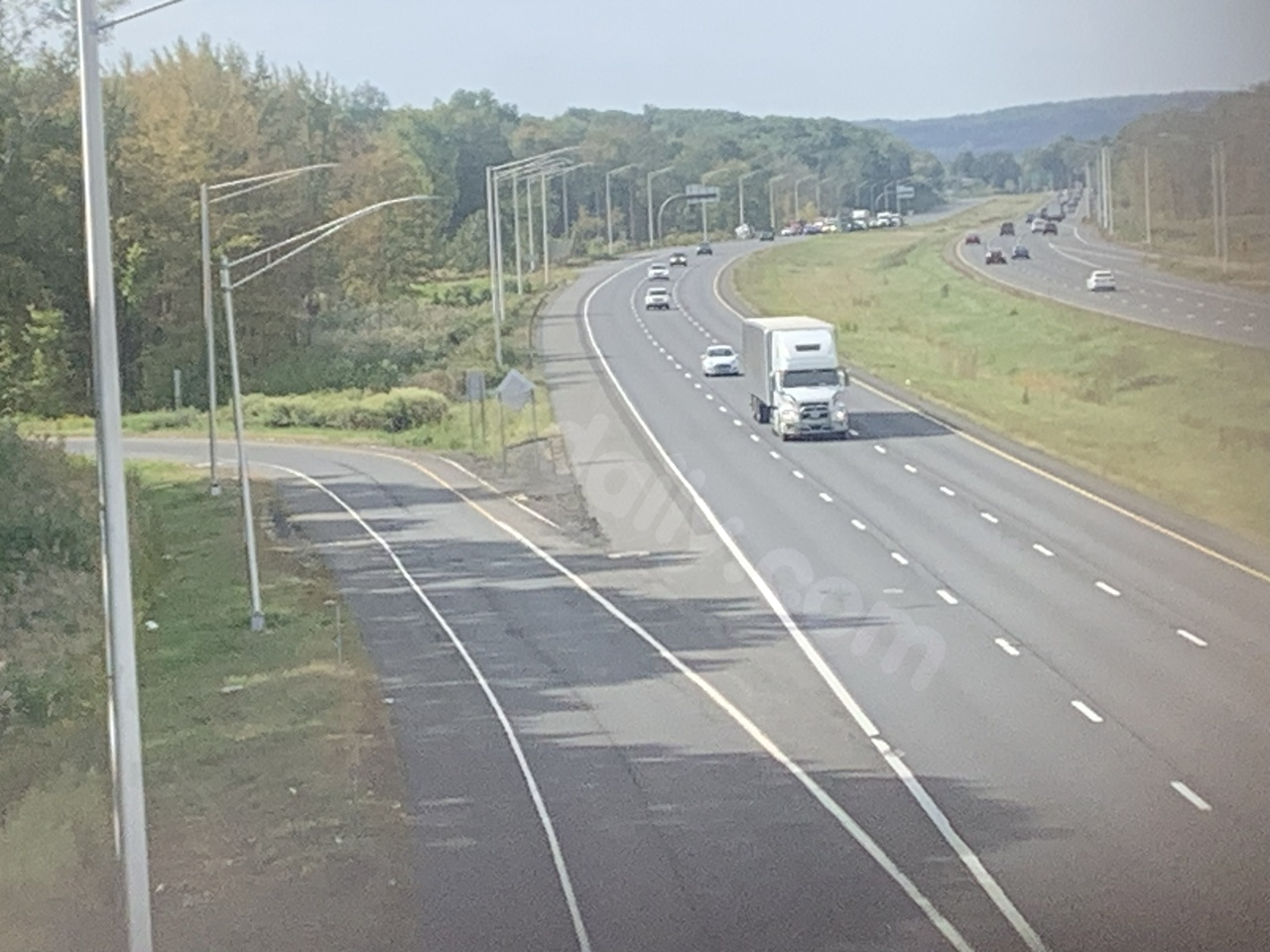 Response to accident on I-84 East in Farmington