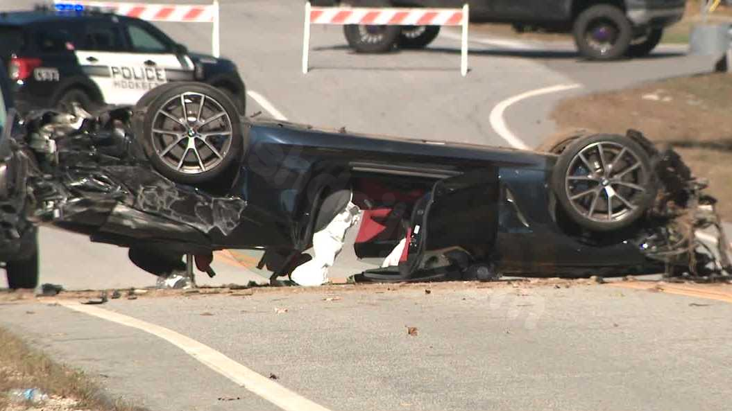 Two people critically hurt in rollover accident on Whitehall Road, Hooksett.