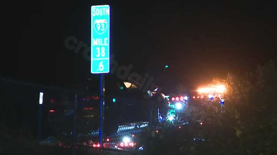 Fatal collision between e-bike and car on I-93 in Concord reported by NHSP