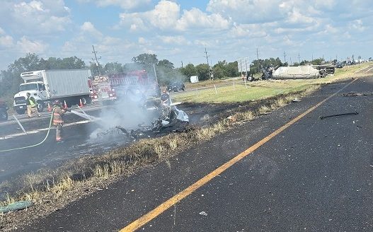 Tragic collision between semi-truck and driver going the wrong way