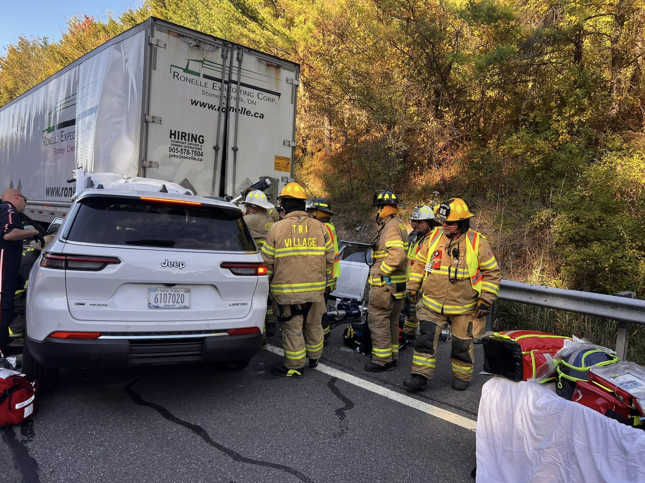 2 individuals in critical but stable condition following I-90 accident