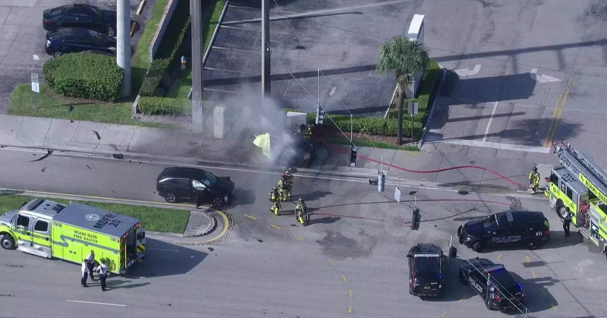Fatal Car Fire in North Miami Beach Crash