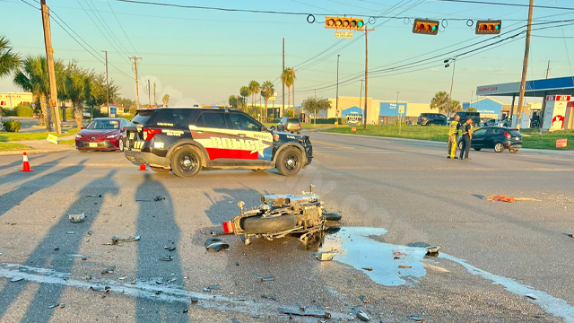 Motorcycle rider in Edinburg dies from crash injuries