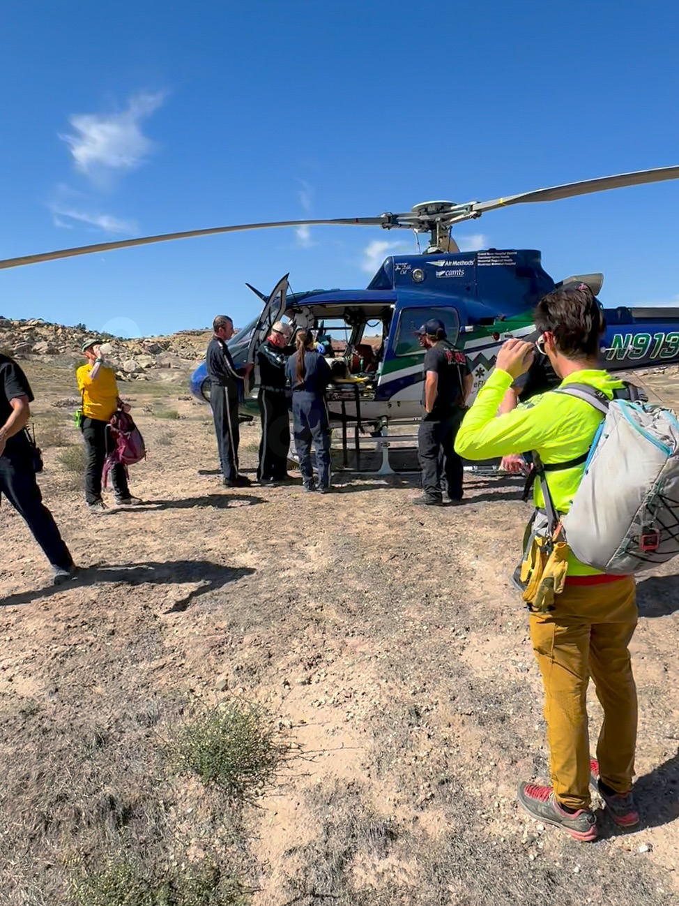 Mountain biker rescued by helicopter following Holy Cross Trail mishap