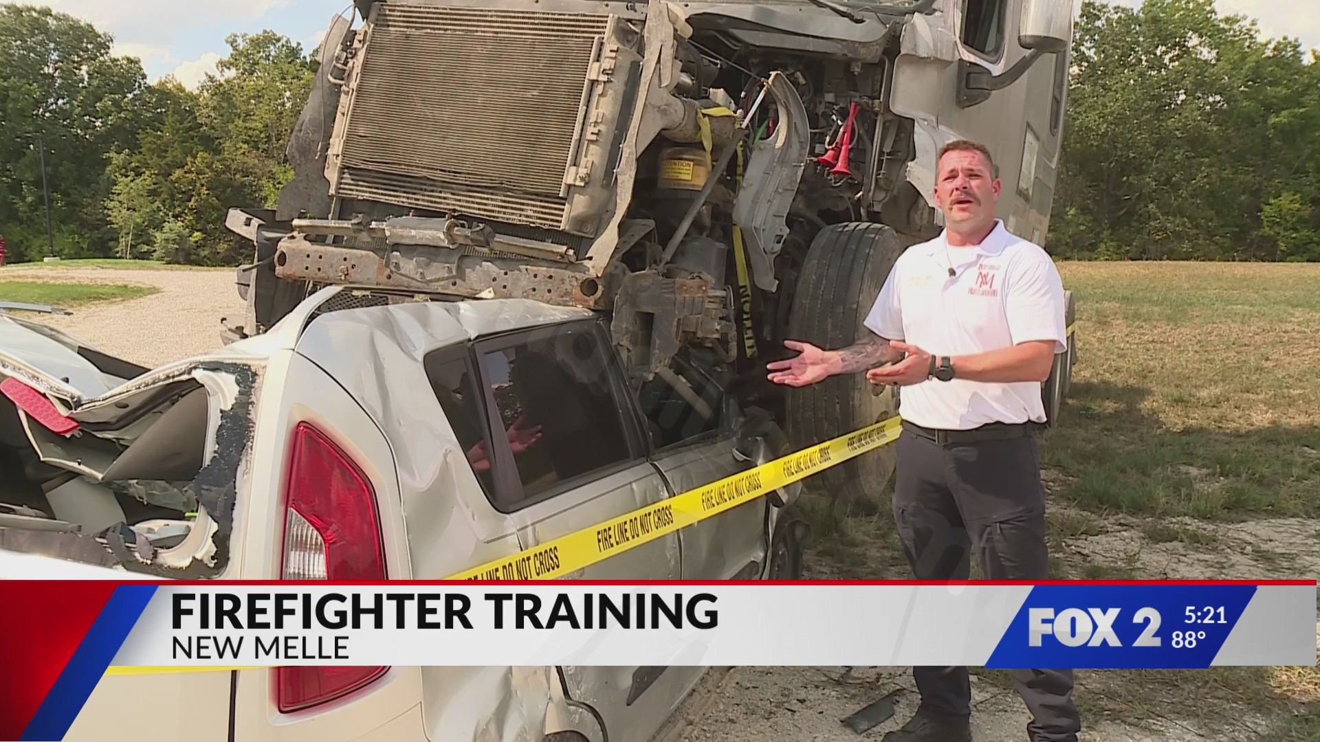 First responders in New Melle ready for mock vehicle accident training