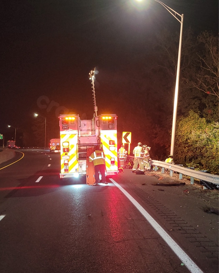 Car Rollover in Wethersfield Woods