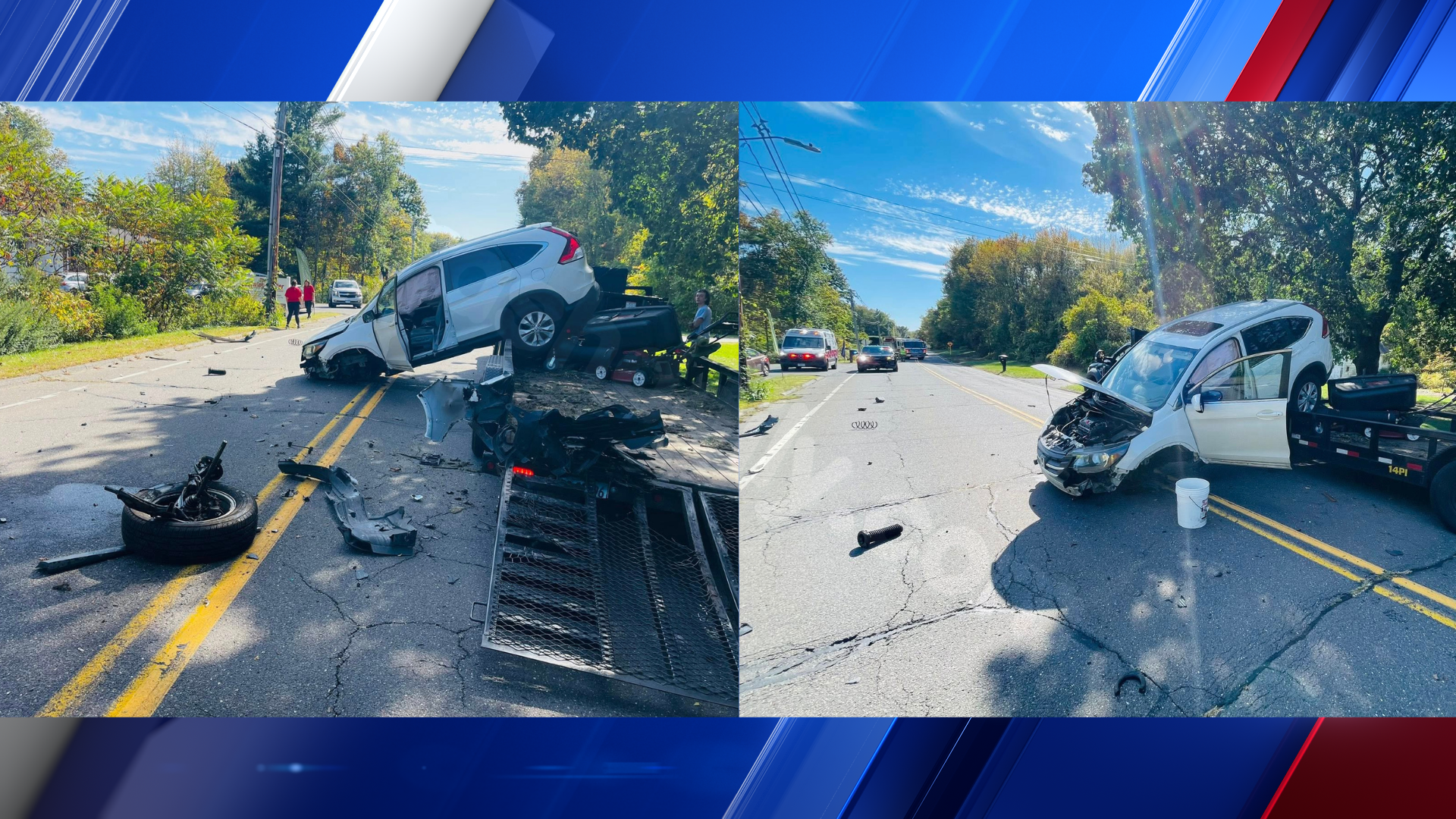 Road closure follows South Windsor collision, driver hurt