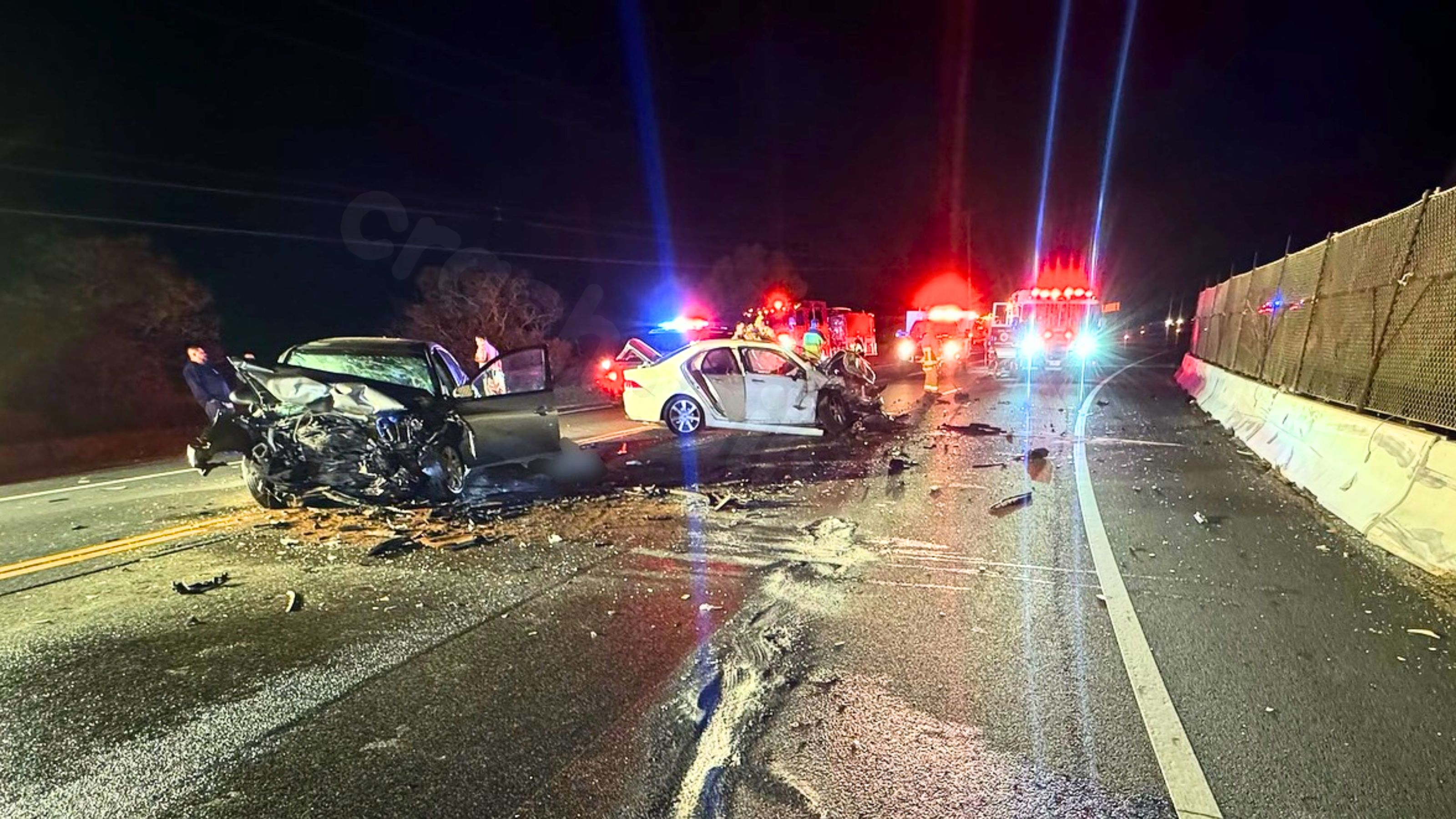 Fatal collision involving three vehicles on Pacific Coast Highway leads to death of seatbelt-less wrong-way driver