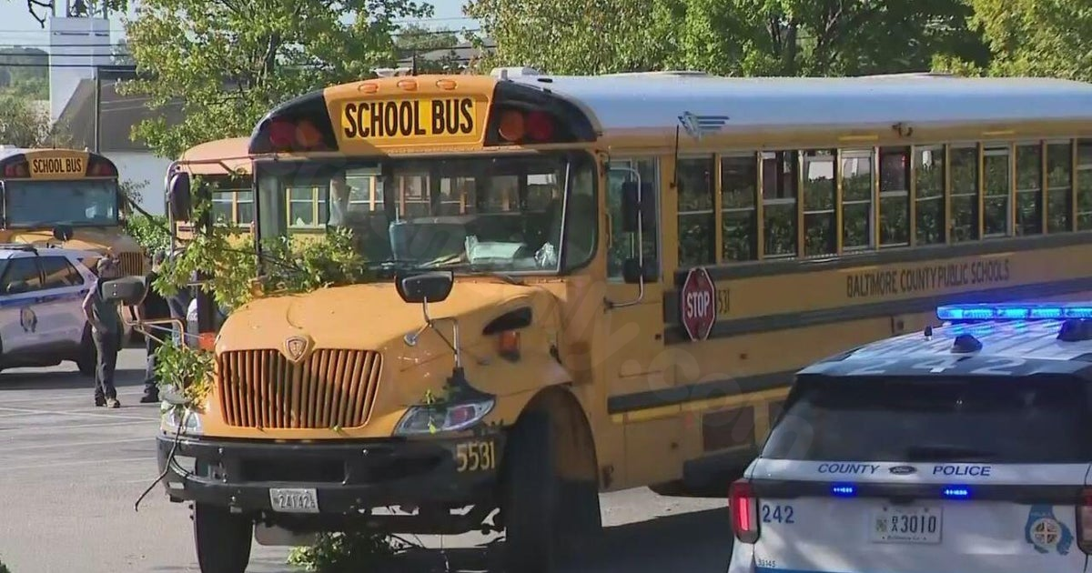 7 students injured in Baltimore County school bus collision